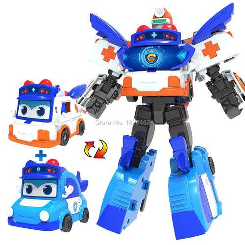 Adaptable GGBOND Gogo Bus: 2-in-1 Robot & Car Action Figure Set - ToylandEU