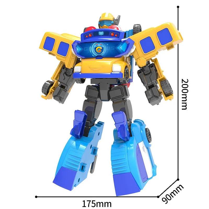 Adaptable GGBOND Gogo Bus: 2-in-1 Robot & Car Action Figure Set - ToylandEU