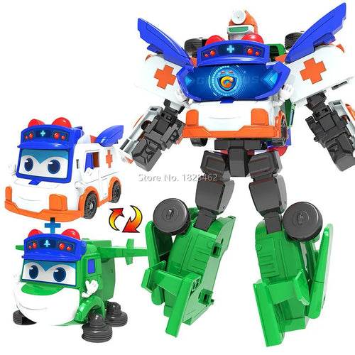 Adaptable GGBOND Gogo Bus: 2-in-1 Robot & Car Action Figure Set - ToylandEU
