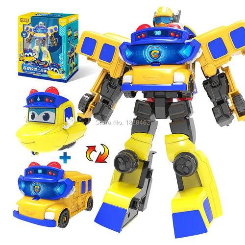 Adaptable GGBOND Gogo Bus: 2-in-1 Robot & Car Action Figure Set - ToylandEU