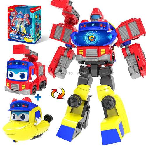 Adaptable GGBOND Gogo Bus: 2-in-1 Robot & Car Action Figure Set - ToylandEU