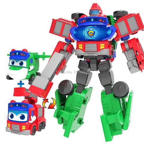 Adaptable GGBOND Gogo Bus: 2-in-1 Robot & Car Action Figure Set - ToylandEU