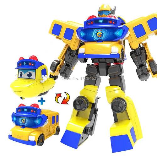 Adaptable GGBOND Gogo Bus: 2-in-1 Robot & Car Action Figure Set - ToylandEU