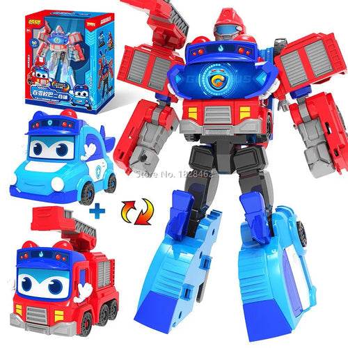 Adaptable GGBOND Gogo Bus: 2-in-1 Robot & Car Action Figure Set - ToylandEU
