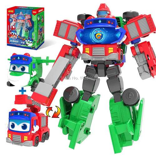 Adaptable GGBOND Gogo Bus: 2-in-1 Robot & Car Action Figure Set - ToylandEU