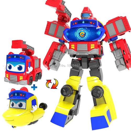 Adaptable GGBOND Gogo Bus: 2-in-1 Robot & Car Action Figure Set - ToylandEU