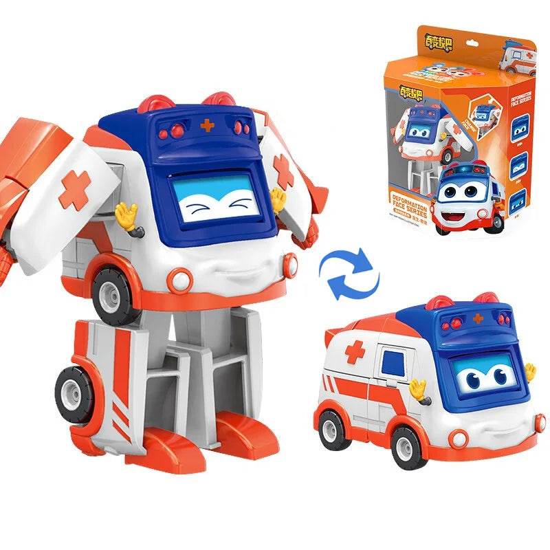 Adaptable Gogo Bus Toy: 3 Faces, Vehicle to Robot Fun! - ToylandEU