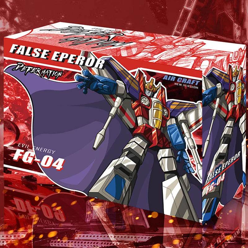 Adaptable JINBAO FG04 Starscream Figure with Display Stand & Accessories - ToylandEU