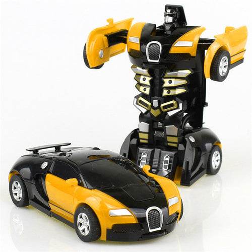 Adaptable Mini Robot Car - 2-in-1 Deformation Toy for All Ages - ToylandEU