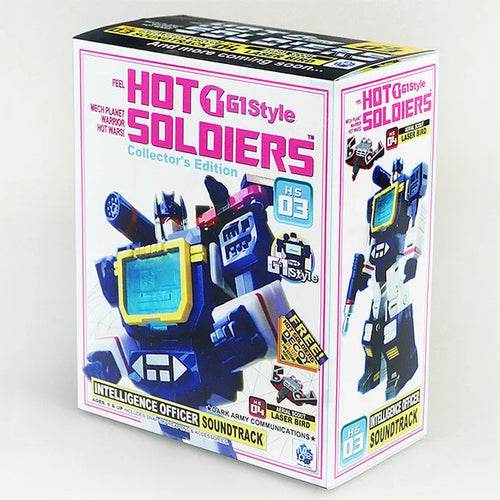 Adaptable Mini Soundwave with Laserbeak – MFT HS-03 Collector's Toy - ToylandEU