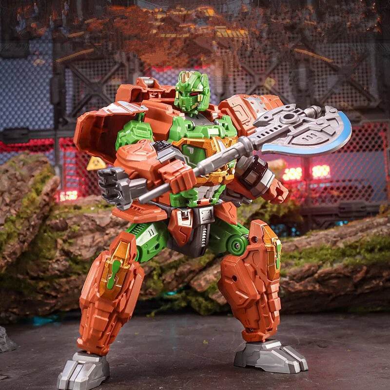 Adaptable Rhino-Leopard Robot Warrior Action Figure Toy for Kids - ToylandEU