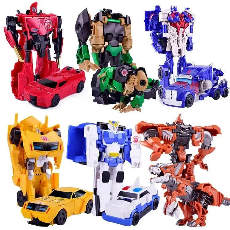  Adaptable Robot Car Toy Kit for Kids - 2-in-1 Deformation Model Toy -  -  ToylandEU™