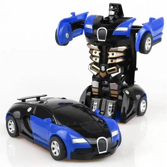  Adaptable adaptable Car Model with Mini Robot Toy  Creative Kids Toy  -  ToylandEU™