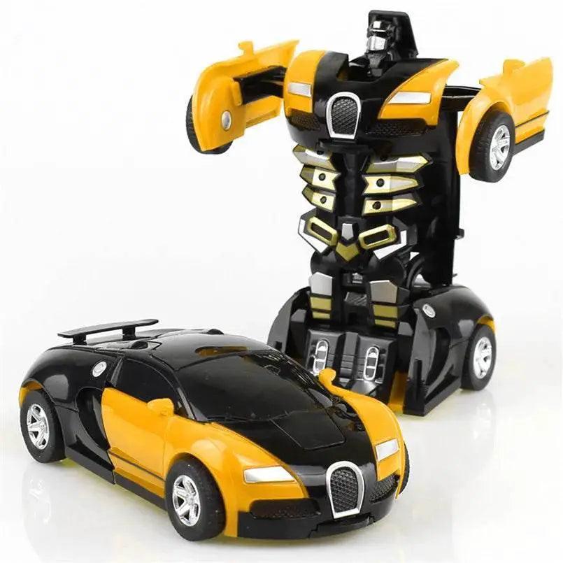  Adaptable adaptable Car Model with Mini Robot Toy  Creative Kids Toy  -  ToylandEU™