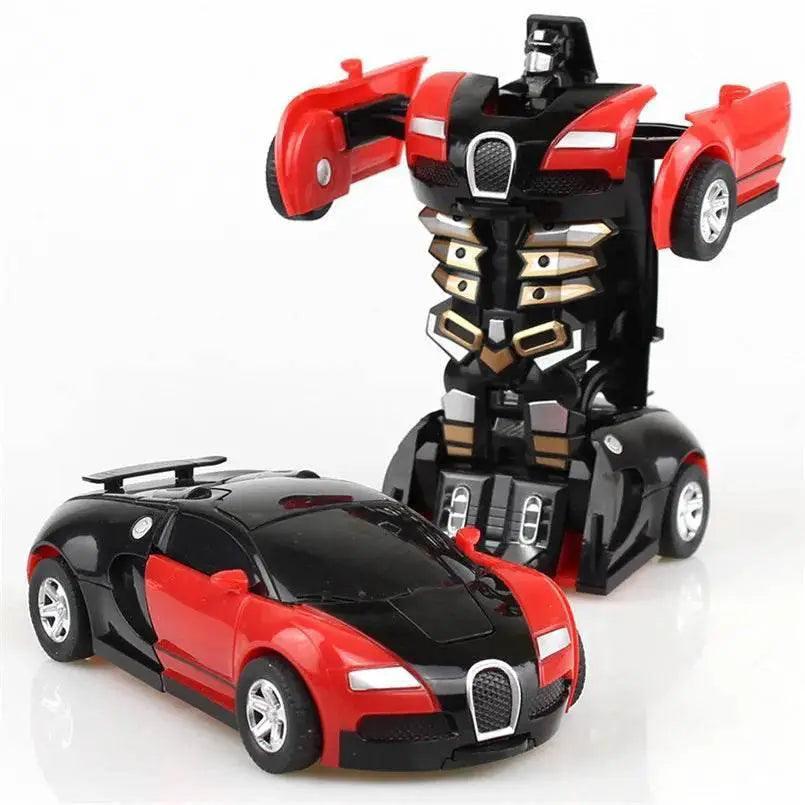  Adaptable adaptable Car Model with Mini Robot Toy  Creative Kids Toy  -  ToylandEU™