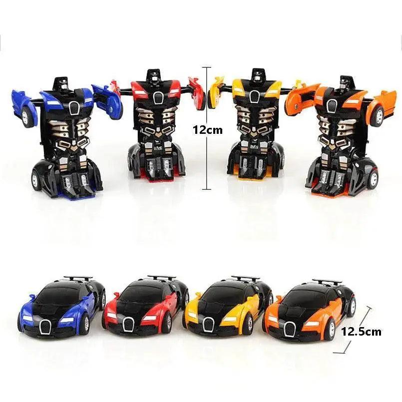  Adaptable adaptable Car Model with Mini Robot Toy  Creative Kids Toy  -  ToylandEU™