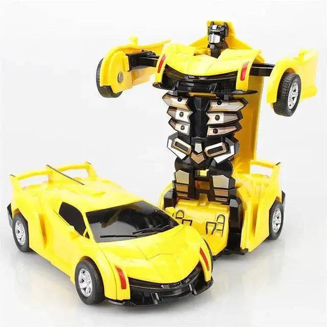  Adaptable adaptable Car Model with Mini Robot Toy  Creative Kids Toy  -  ToylandEU™