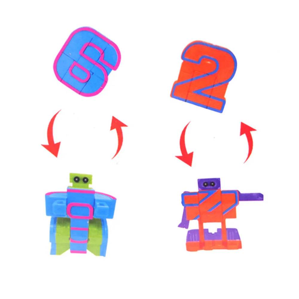 Адаптиране на числата: Играчка-робот STEM от 10 части за забавление при изучаване на математика - ToylandEU