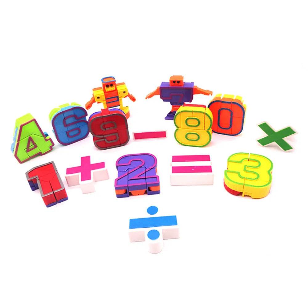 Адаптиране на числата: Играчка-робот STEM от 10 части за забавление при изучаване на математика - ToylandEU