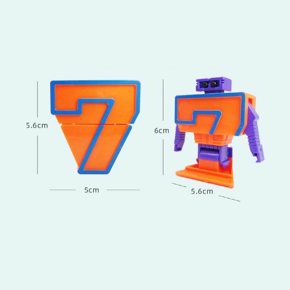 Адаптиране на числата: Играчка-робот STEM от 10 части за забавление при изучаване на математика - ToylandEU