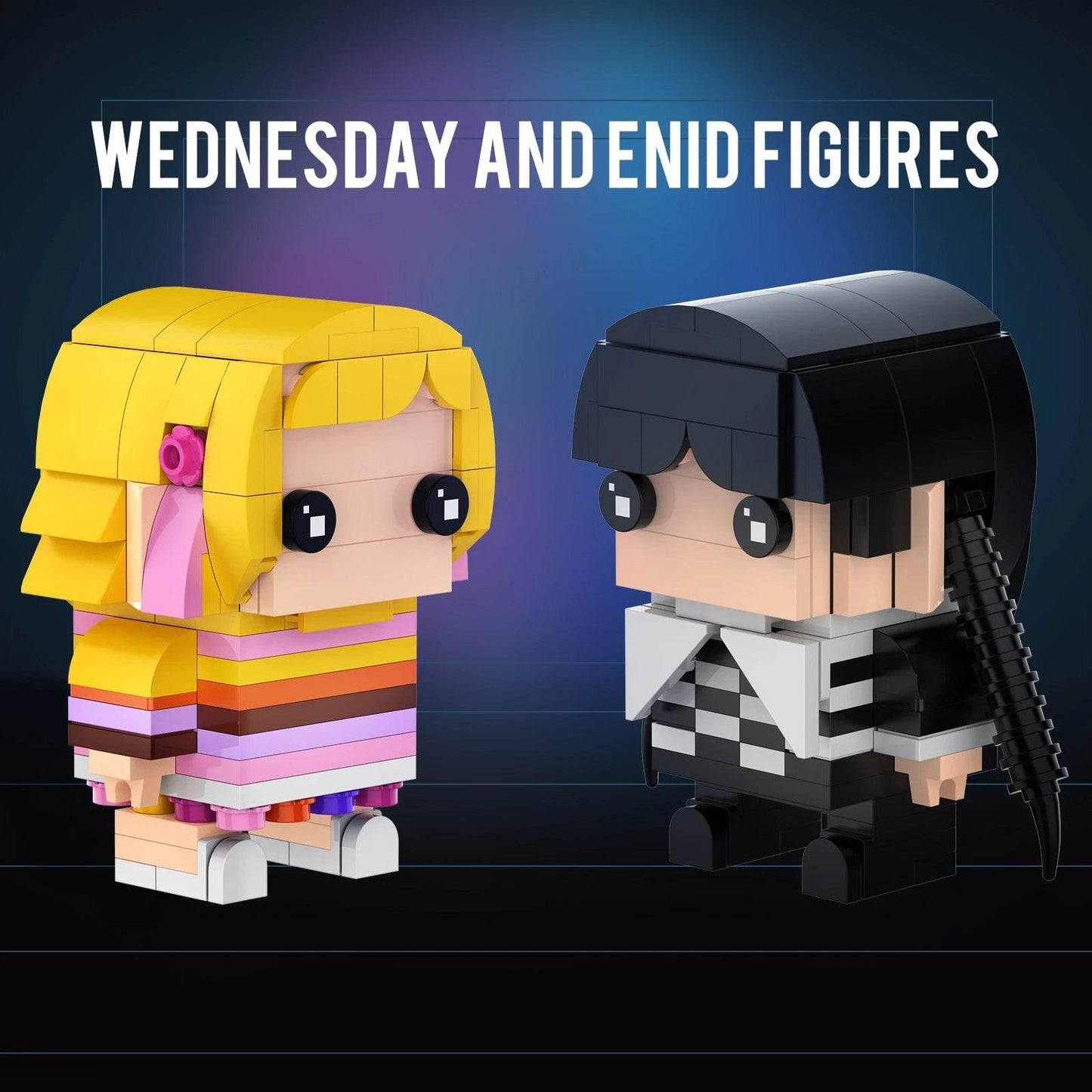 Addams Family Wednesday Brickheadz Halloween Building Set for Kids - ToylandEU