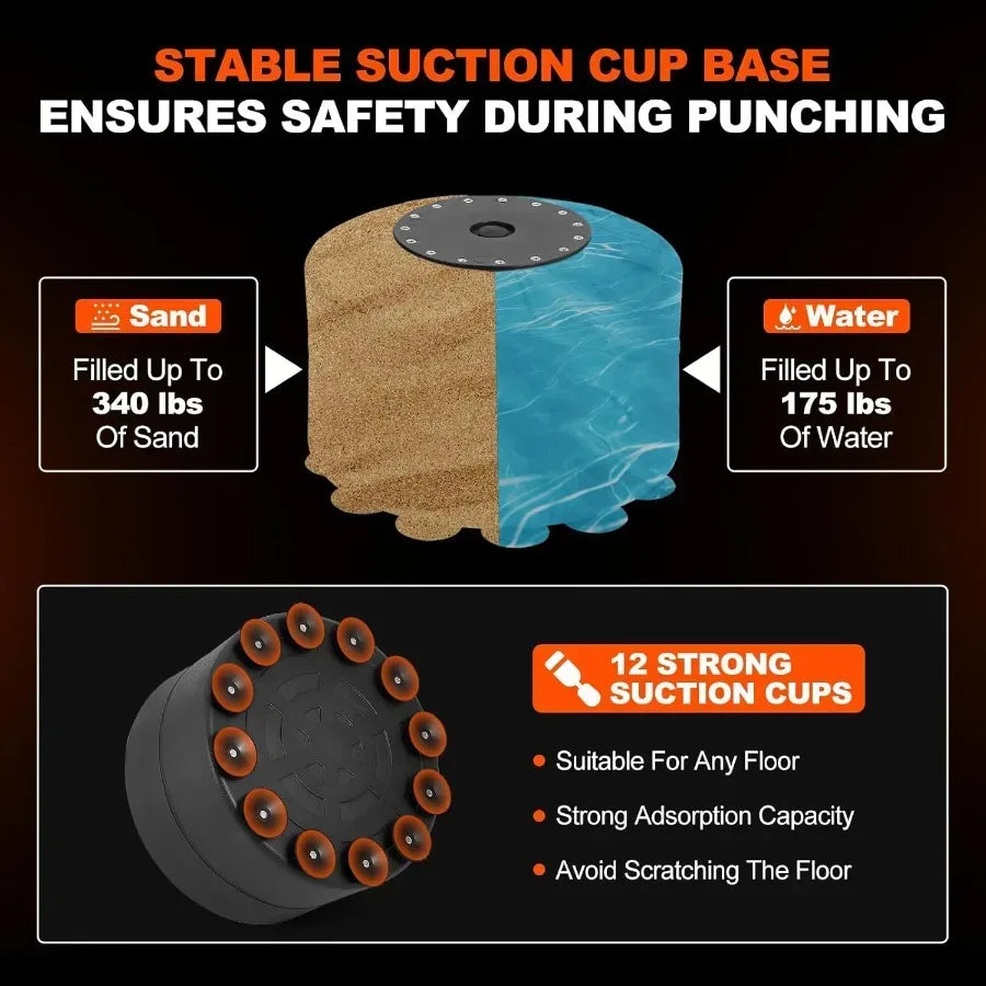 Adjustable Height Punching Bag With Boxing Stand For Training - ToylandEU