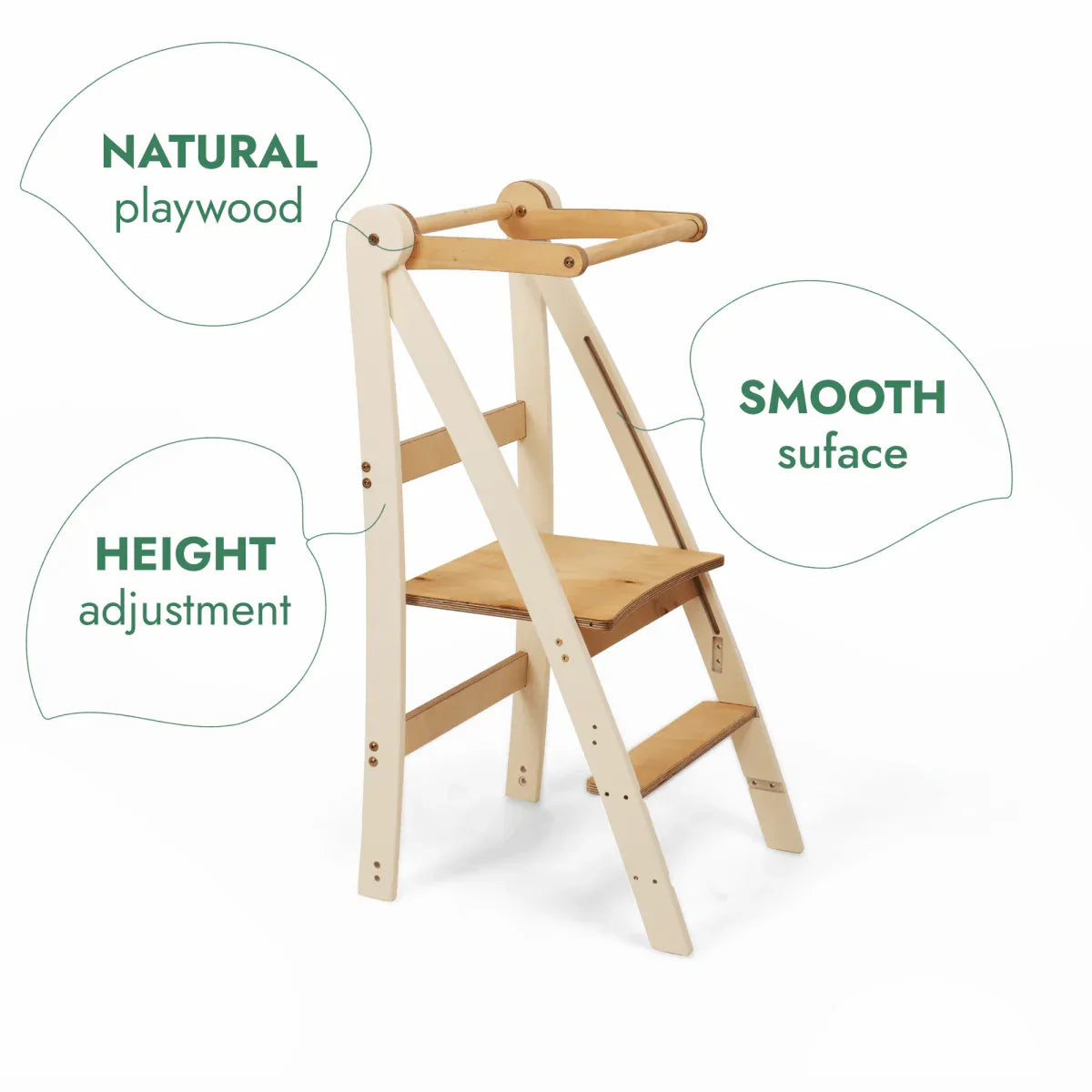 Adjustable Montessori Tower - Kids Step Stool - ToylandEU