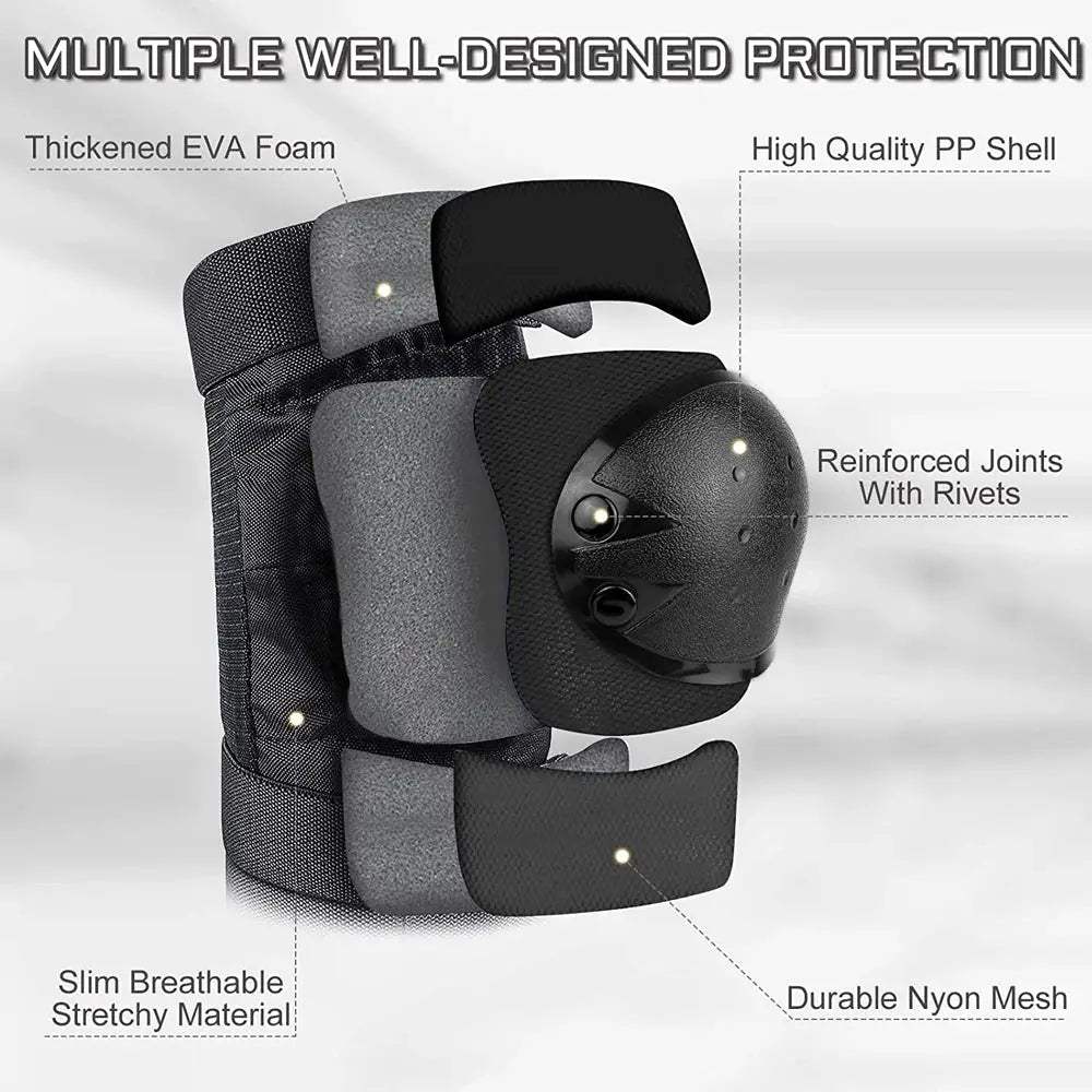 Adjustable Protective Gear Set With Helmet And Pads - ToylandEU