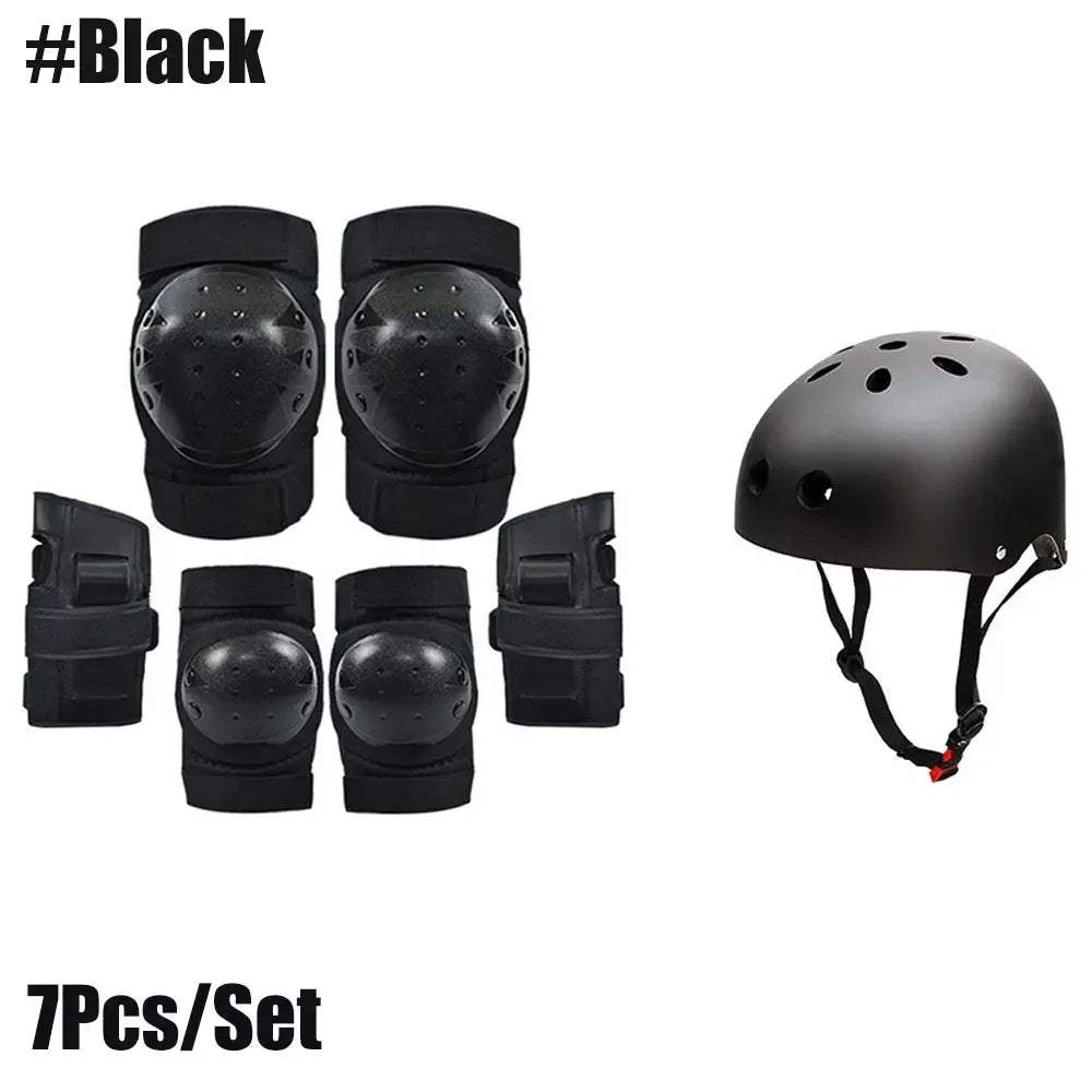 Adjustable Protective Gear Set With Helmet And Pads - ToylandEU