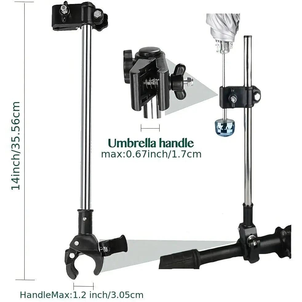  Adjustable Umbrella Mount For Wheelchairs Secure Clamp -  ToylandEU™
