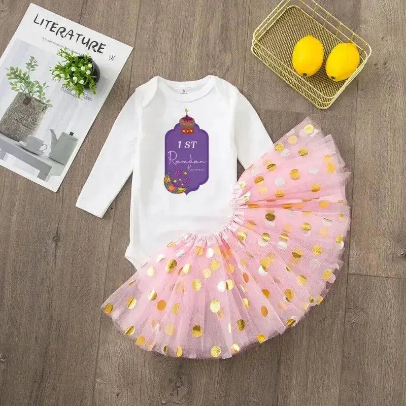  Adorable 0-1Y Baby Dress Set With Tulle Skirt Toyland EU -  ToylandEU™
