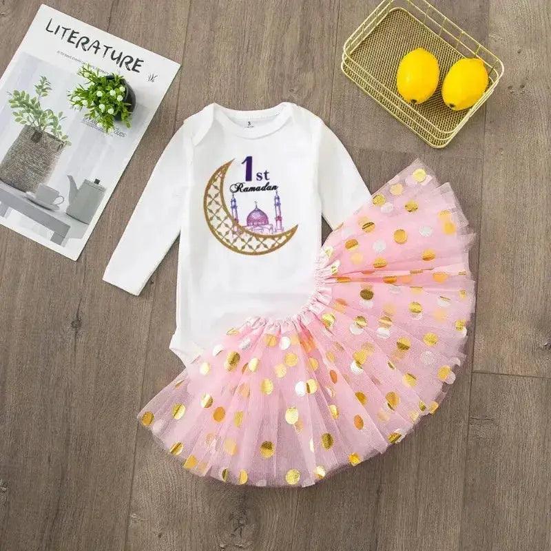  Adorable 0-1Y Baby Dress Set With Tulle Skirt Toyland EU -  ToylandEU™