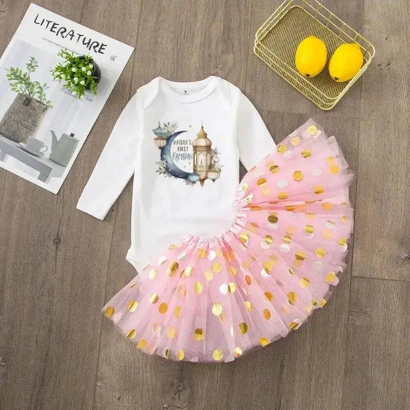  Adorable 0-1Y Baby Dress Set With Tulle Skirt Toyland EU -  ToylandEU™