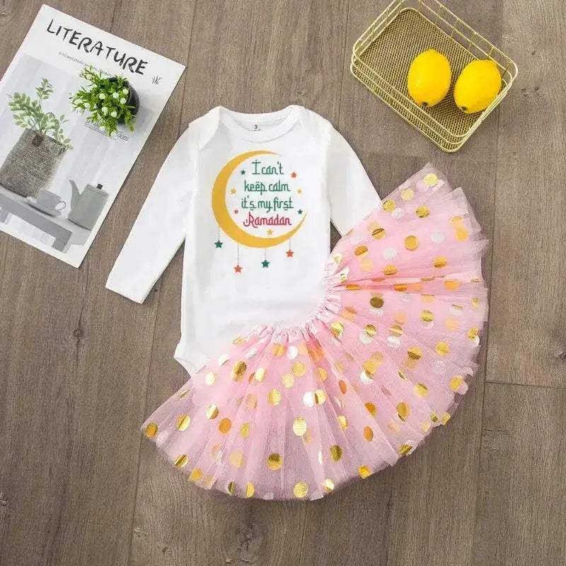  Adorable 0-1Y Baby Dress Set With Tulle Skirt Toyland EU -  ToylandEU™