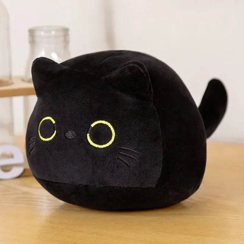 Adorable 10cm Kawaii Black Cat Plush Toy - Soft Stuffed Animal Pillow - ToylandEU