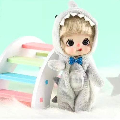 Adorable 13cm Mini BJD Doll with Movable Joints and Fashion Costume - ToylandEU