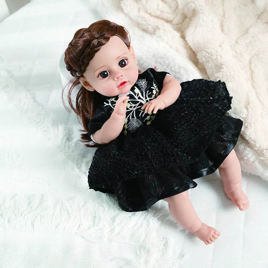 Adorable 14-Inch Reborn Baby Doll with Cotton Body and Cute Expression - ToylandEU