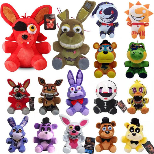 Adorable 20cm FNAF Plush Toys - Kawaii Foxy, Bonnie & Freddy Collection - ToylandEU