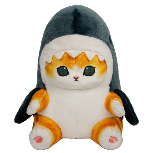 Adorable 20cm Shark Cat Plush Toy - Japanese Cartoon Cuddle Buddy - ToylandEU