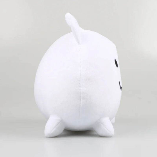 Adorable 20cm White Cat Plush Toy from The Battle Cats Collection - ToylandEU