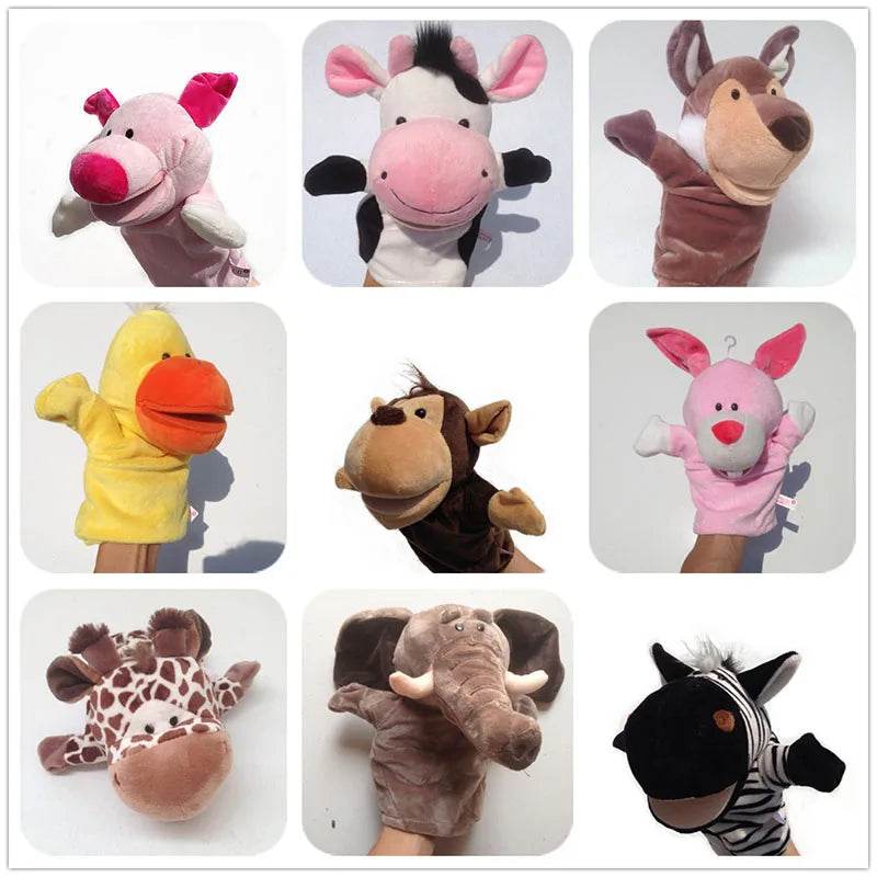 Adorable 25cm Kawaii Plush Animal Finger Puppets - 7 Fun Styles! - ToylandEU