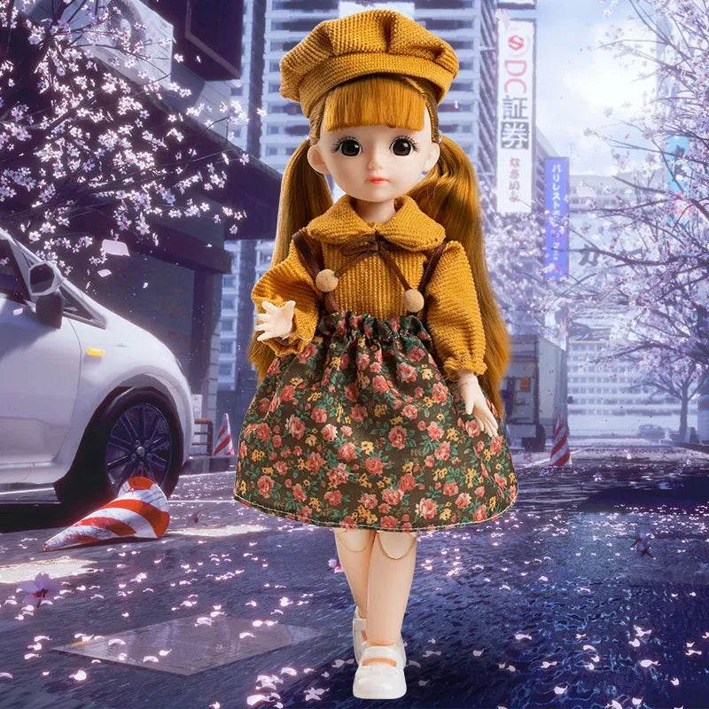 Adorable 30cm BJD Doll in Enchanting Princess Costume with Accessories - ToylandEU