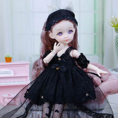 Adorable 30cm BJD Doll in Enchanting Princess Costume with Accessories - ToylandEU