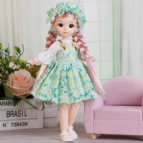 Adorable 30cm BJD Doll in Enchanting Princess Costume with Accessories - ToylandEU
