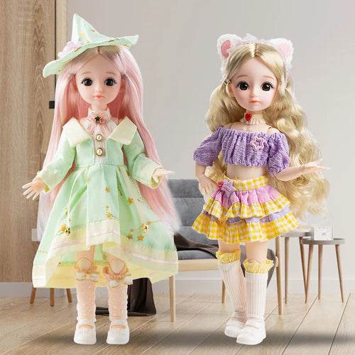 Adorable 30cm BJD Doll in Enchanting Princess Costume with Accessories - ToylandEU