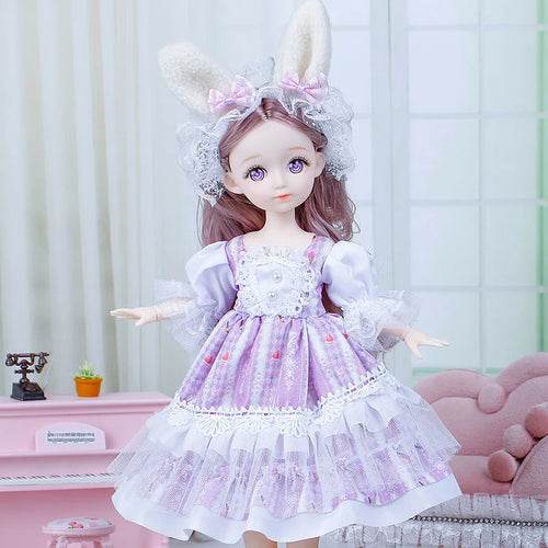 Adorable 30cm BJD Doll in Enchanting Princess Costume with Accessories - ToylandEU