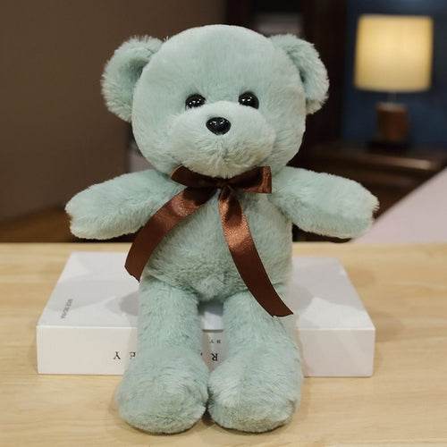 Adorable 30cm Bear Plush Toy - 16 Styles of Soft Pink & Gray Cuddles - ToylandEU