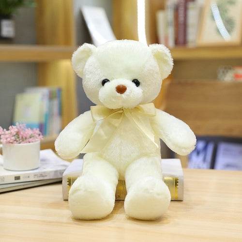 Adorable 30cm Bear Plush Toy - 16 Styles of Soft Pink & Gray Cuddles - ToylandEU