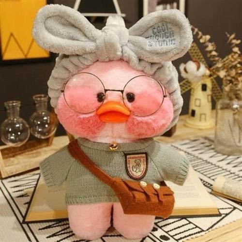 Adorable 30cm Lalafanfan Ducks Plush Toy - Soft Korean Doll for All Ages - ToylandEU