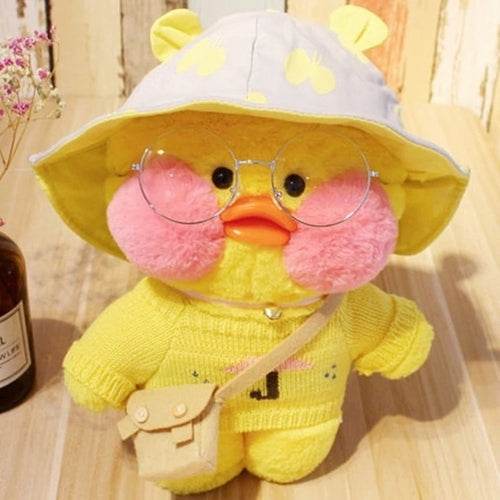 Adorable 30cm Lalafanfan Ducks Plush Toy - Soft Korean Doll for All Ages - ToylandEU
